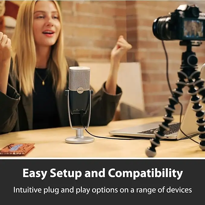AKG Ara USB Microphone – Professional-quality sound in a compact and budget-friendly design.