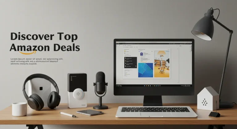 Discover top Amazon tech deals – horizontal banner featuring budget-friendly gadgets on Dr Top List homepage.