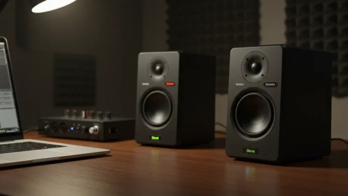 Best budget studio monitor speakers under $100 on Amazon – ideal for home studios, music production, and beginner audio setups.