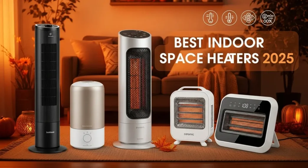 Best indoor space heaters 2025 comparison featuring tower heaters, ceramic heaters and energy efficient models for home heating