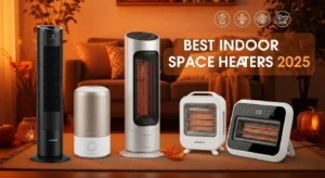 Best indoor space heaters 2025 comparison featuring tower heaters, ceramic heaters and energy efficient models for home heating